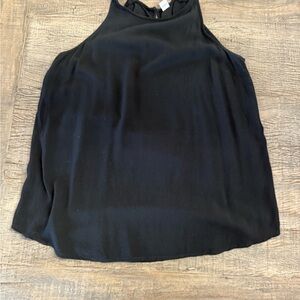 High Neck Flowy Blank Tank Top sz Medium Tall